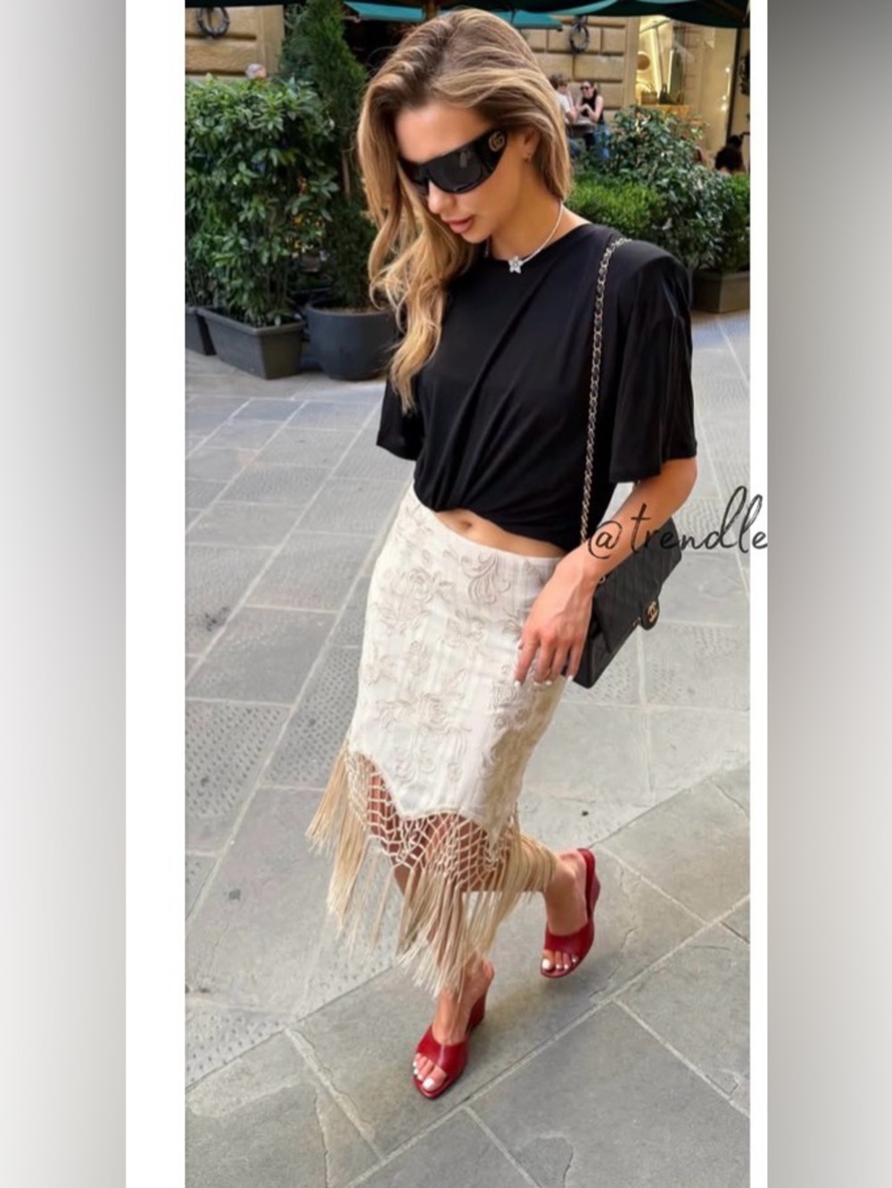 VIRAL NEW ZARA midi fringe skirt with Beaded detail. 
Size S 
🚨NO DISCOUNT - Picture 14 of 16